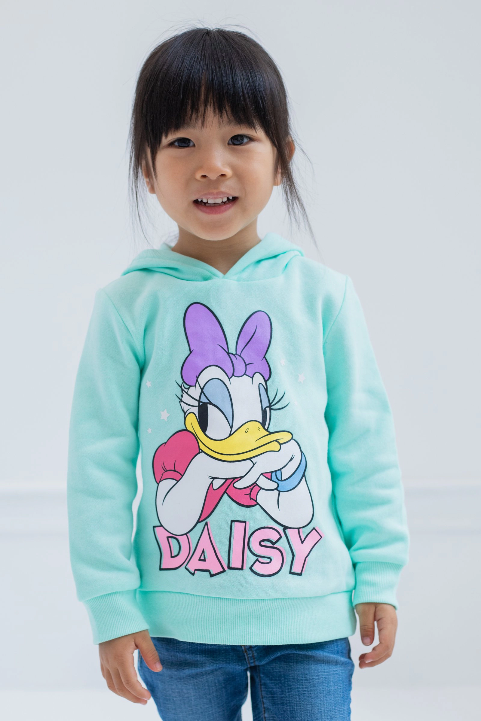 Disney Mickey Mouse & Friends Girls' Fleece Pullover Hoodie