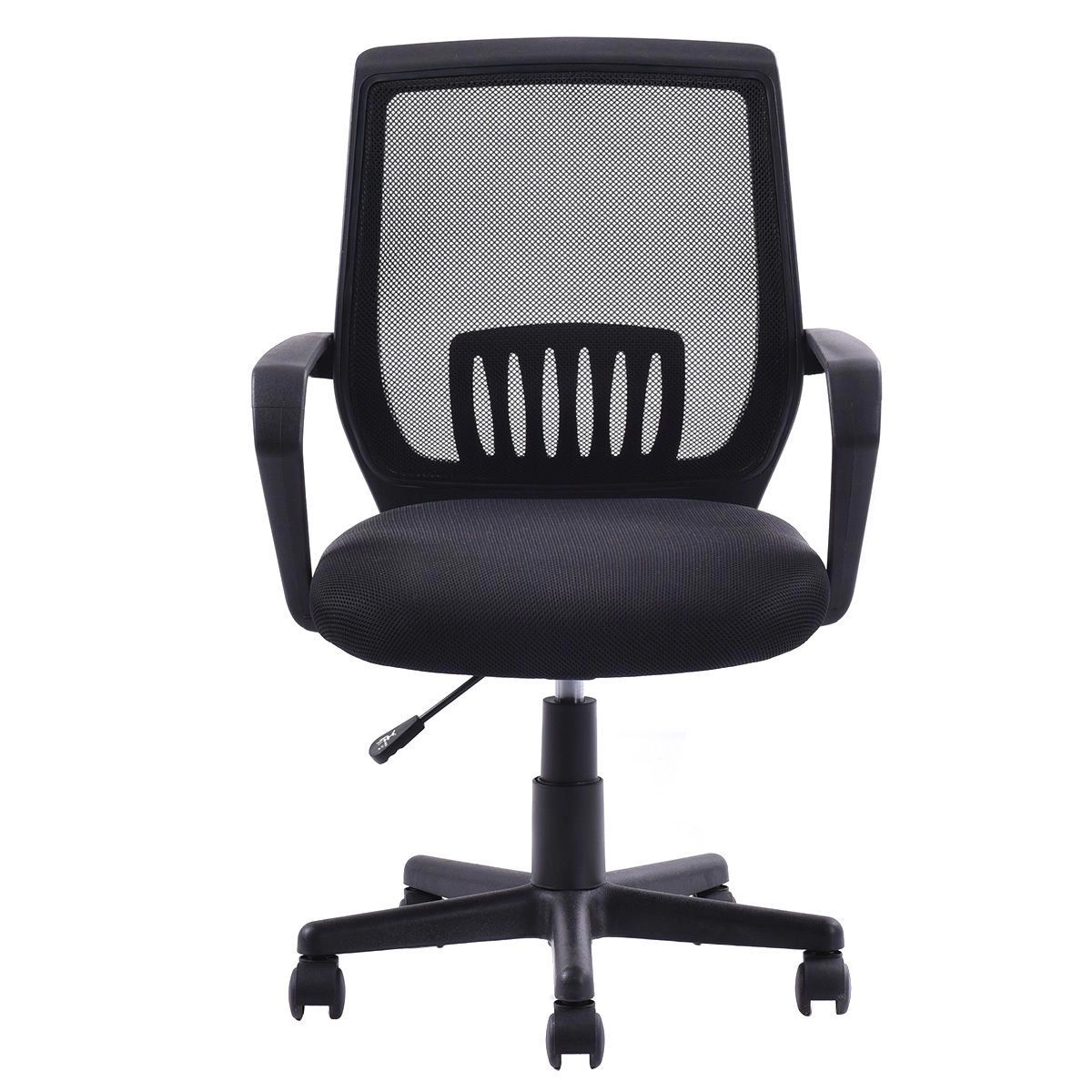 SlickBlue Ergonomic Mesh Office Chair, Rolling Casters, Black