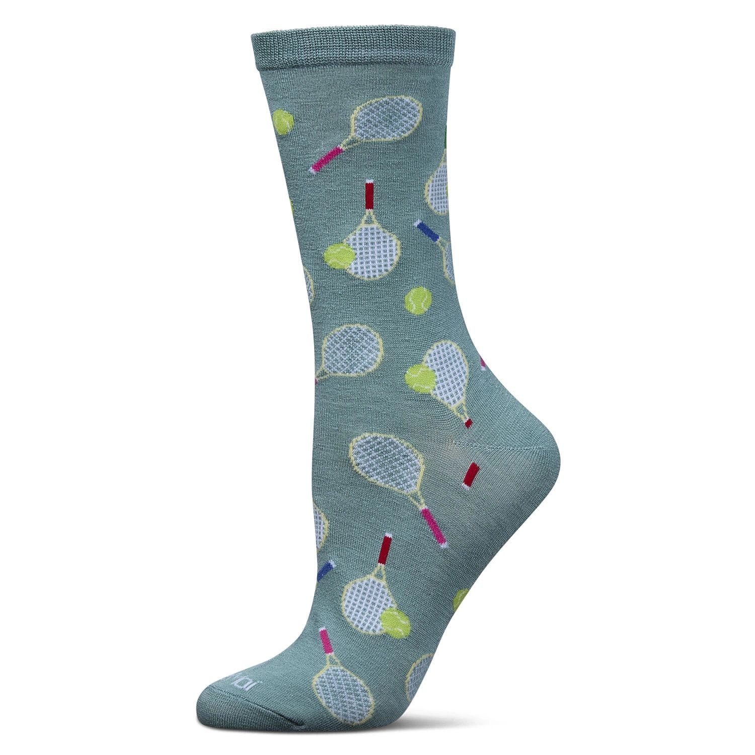 MeMoi Women's Tennis Rayon From Bamboo Crew Socks