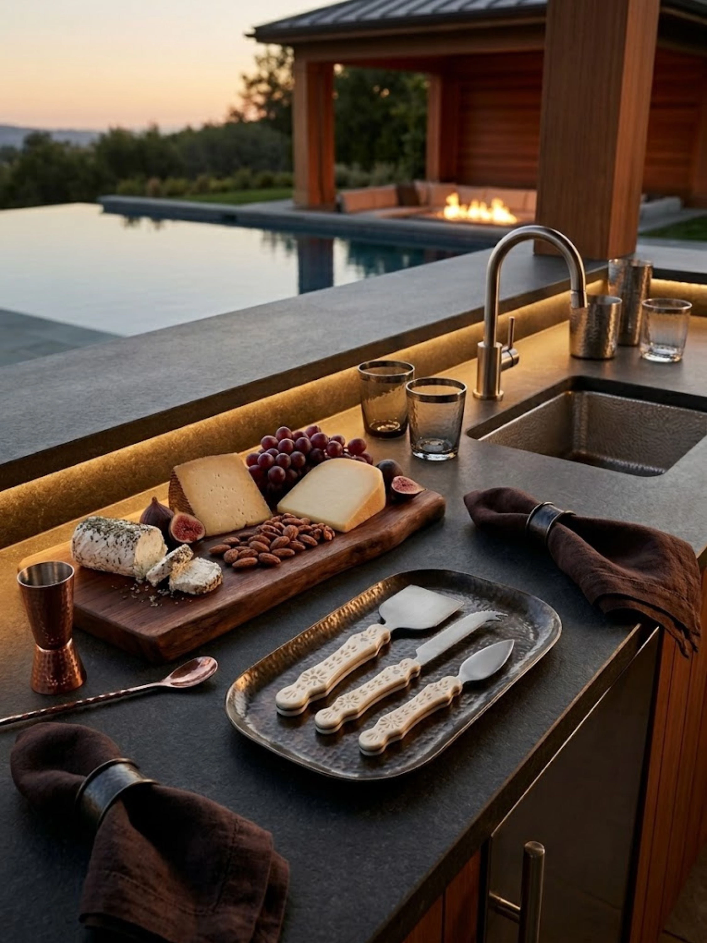 GAURI KOHLI Derby Cheese Knives
