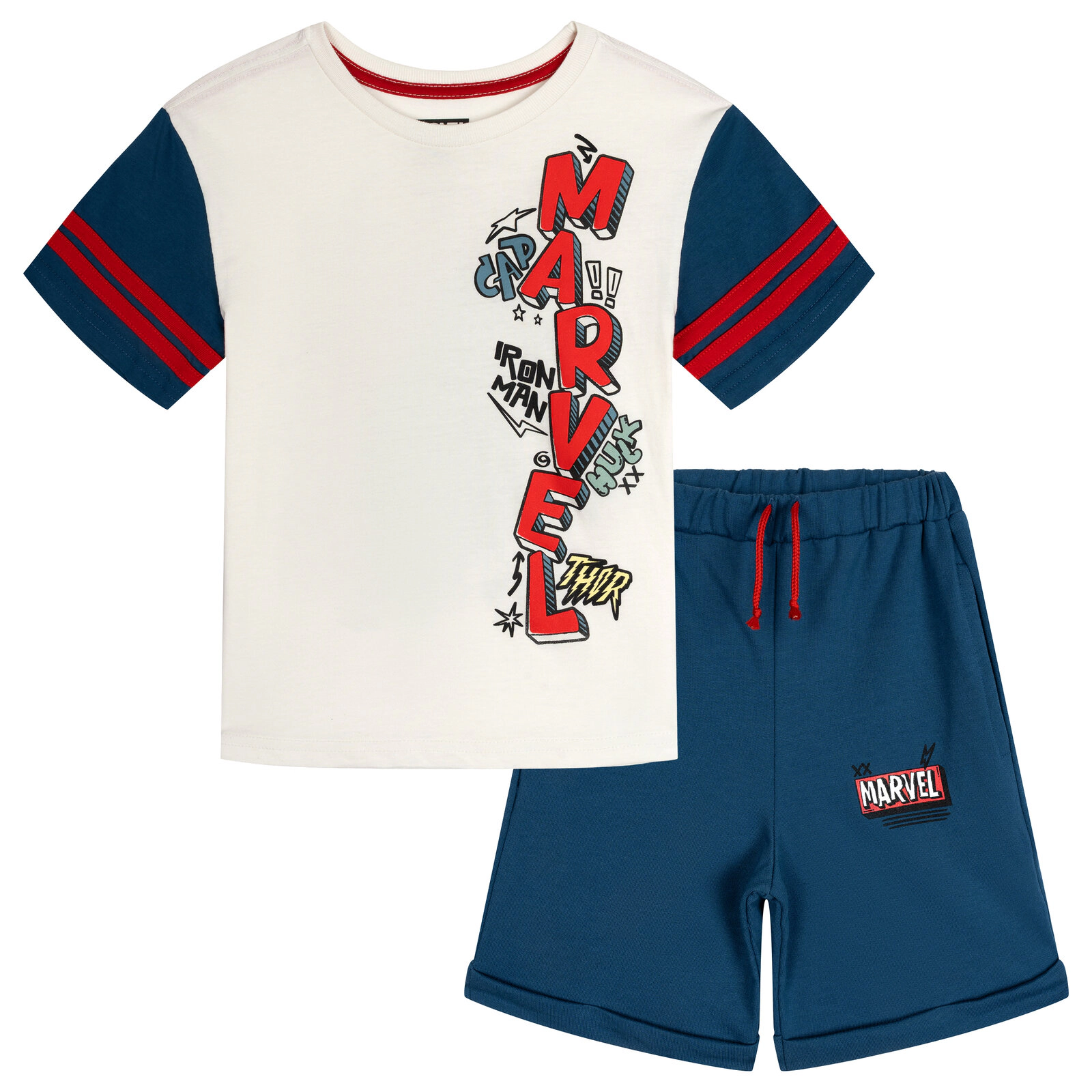Marvel Boys' 2-Piece T-Shirt and Shorts Set