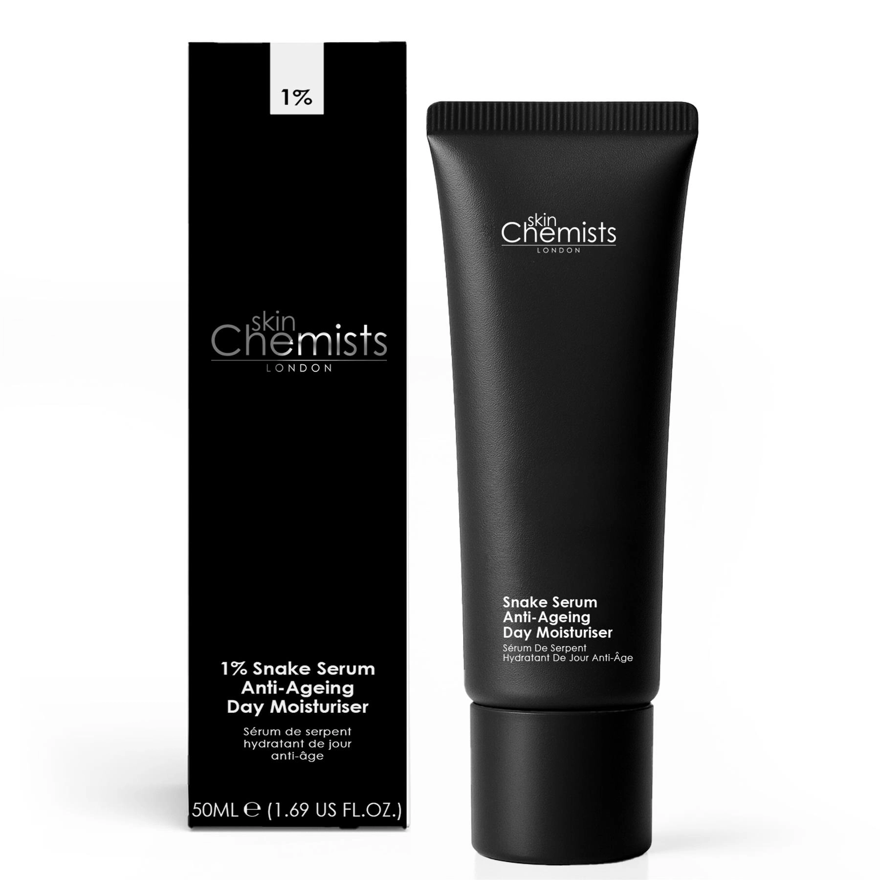 skinChemists Snake Serum Anti-Ageing Day Moisturiser 50ml - Firms and Smooths Fine Lines