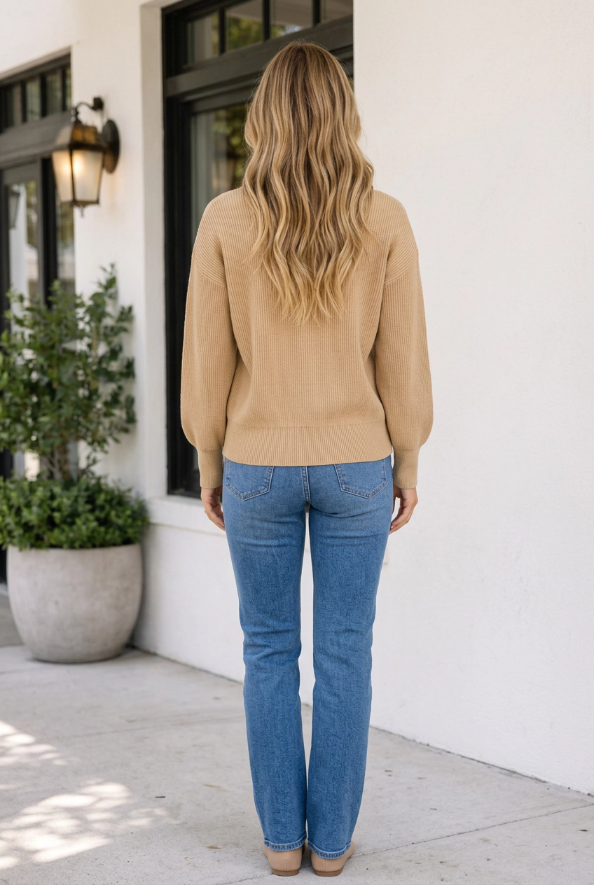 Threaded Pear Desiree Long Sleeve Cardigan Top