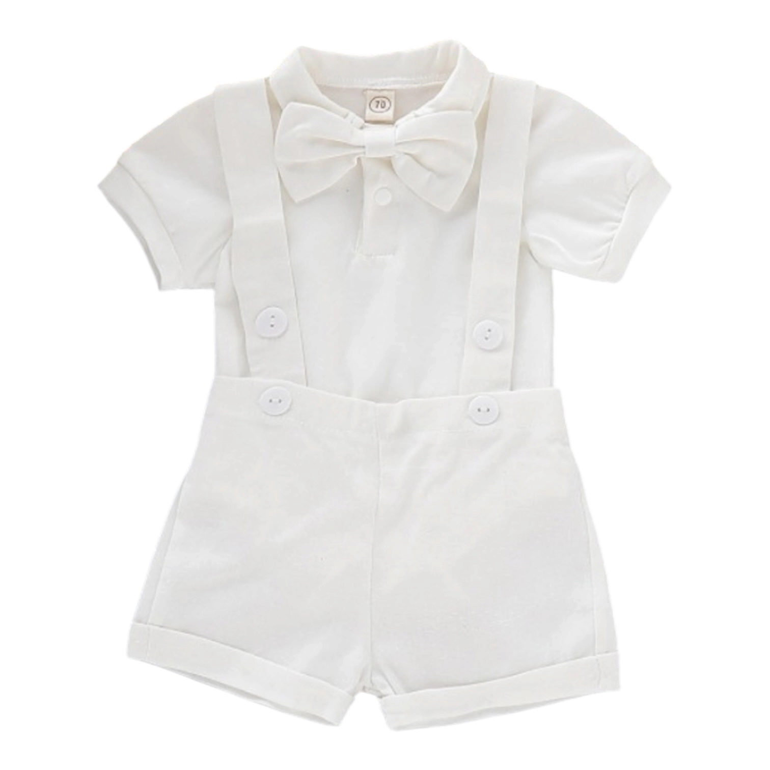 Laurenza's Baby Boys Baptism Shorts Set
