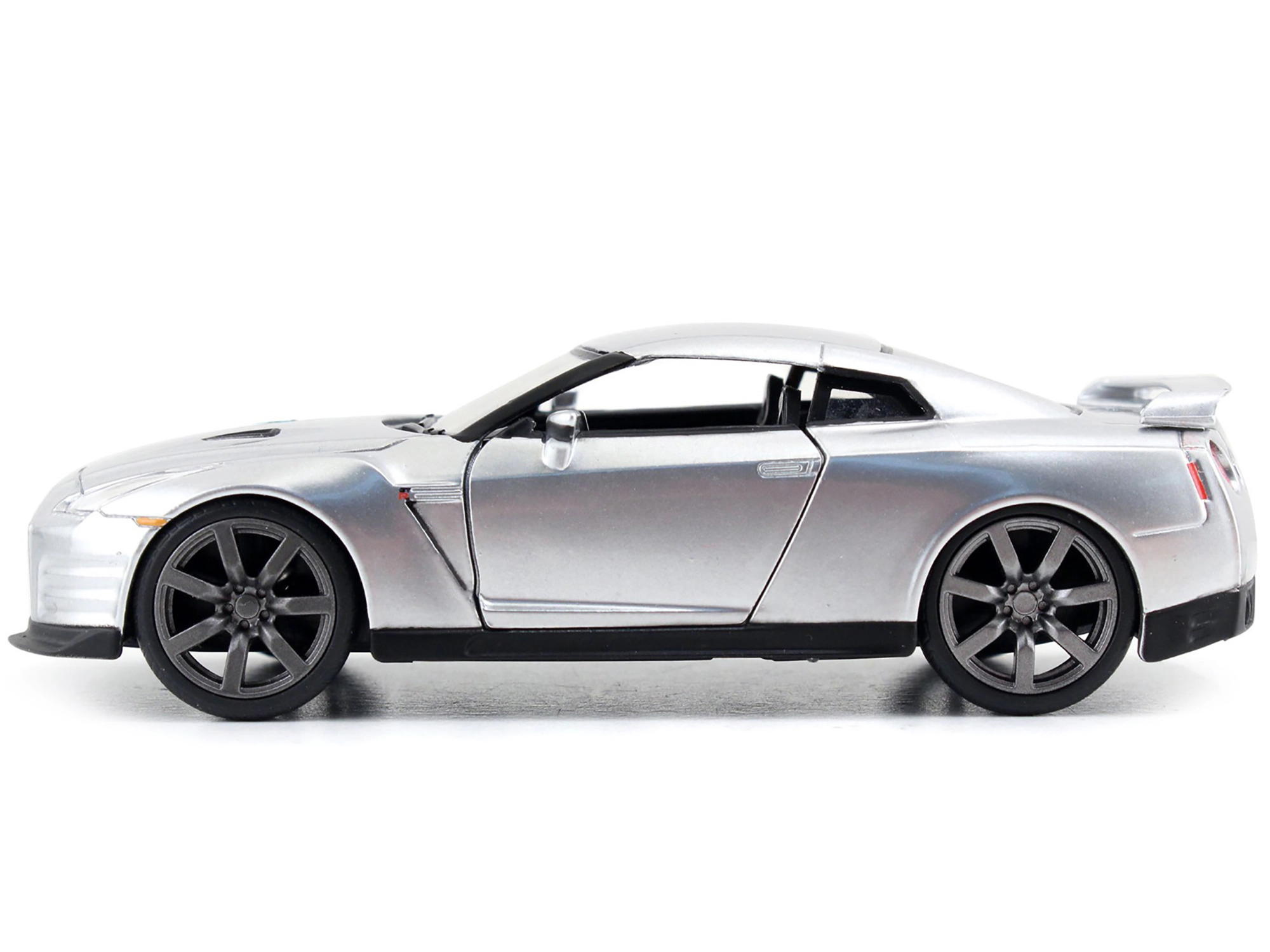 Jada Brian's Nissan GT-R (R35) Silver Metallic "Fast & Furious" Movie 1/32 Diecast Model Car by Jada