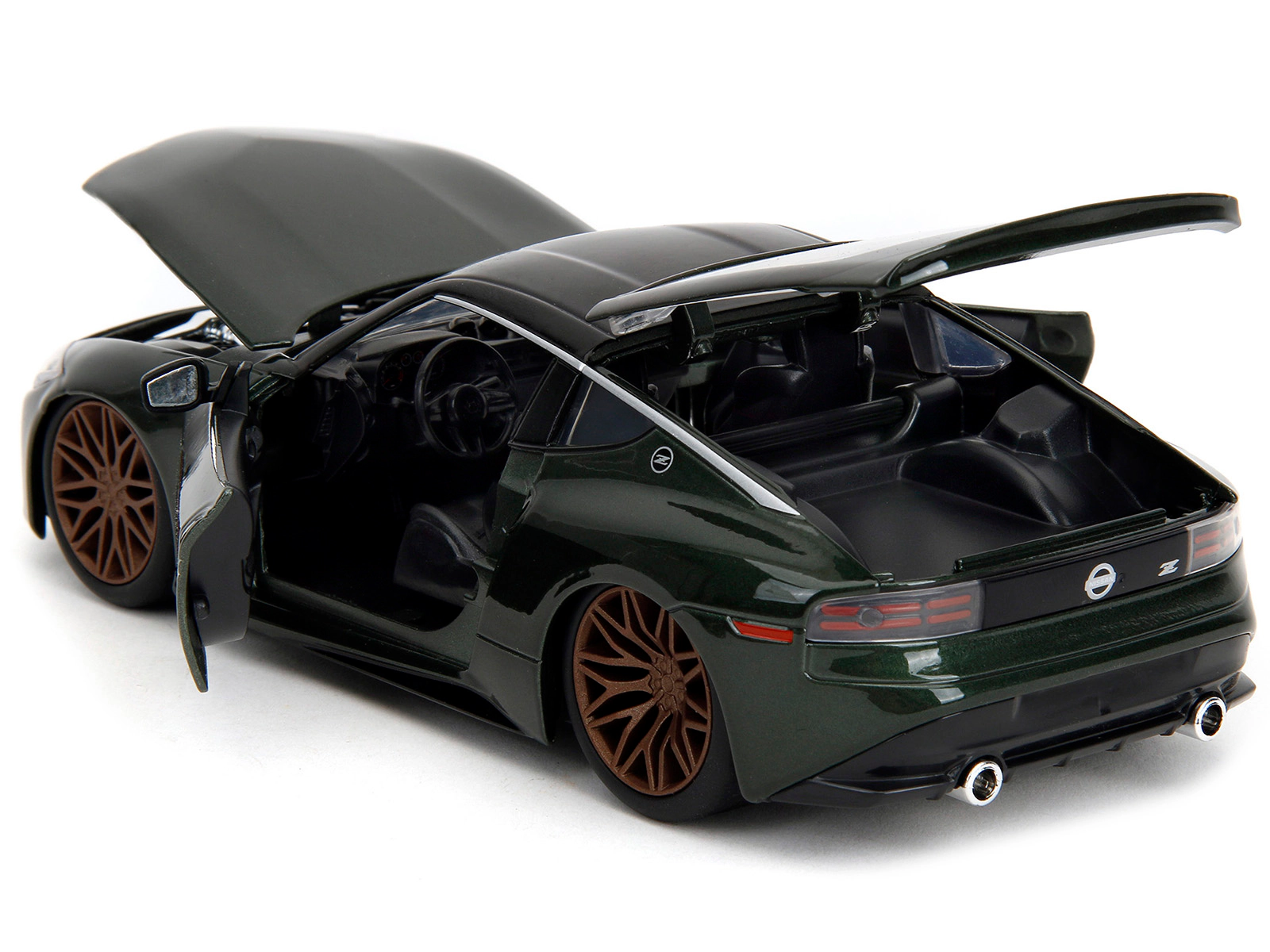 Jada 2023 Nissan Z Dark Green Metallic With Black Top "Fast X" (2023) Movie "Fast & Furious" Series 1/24