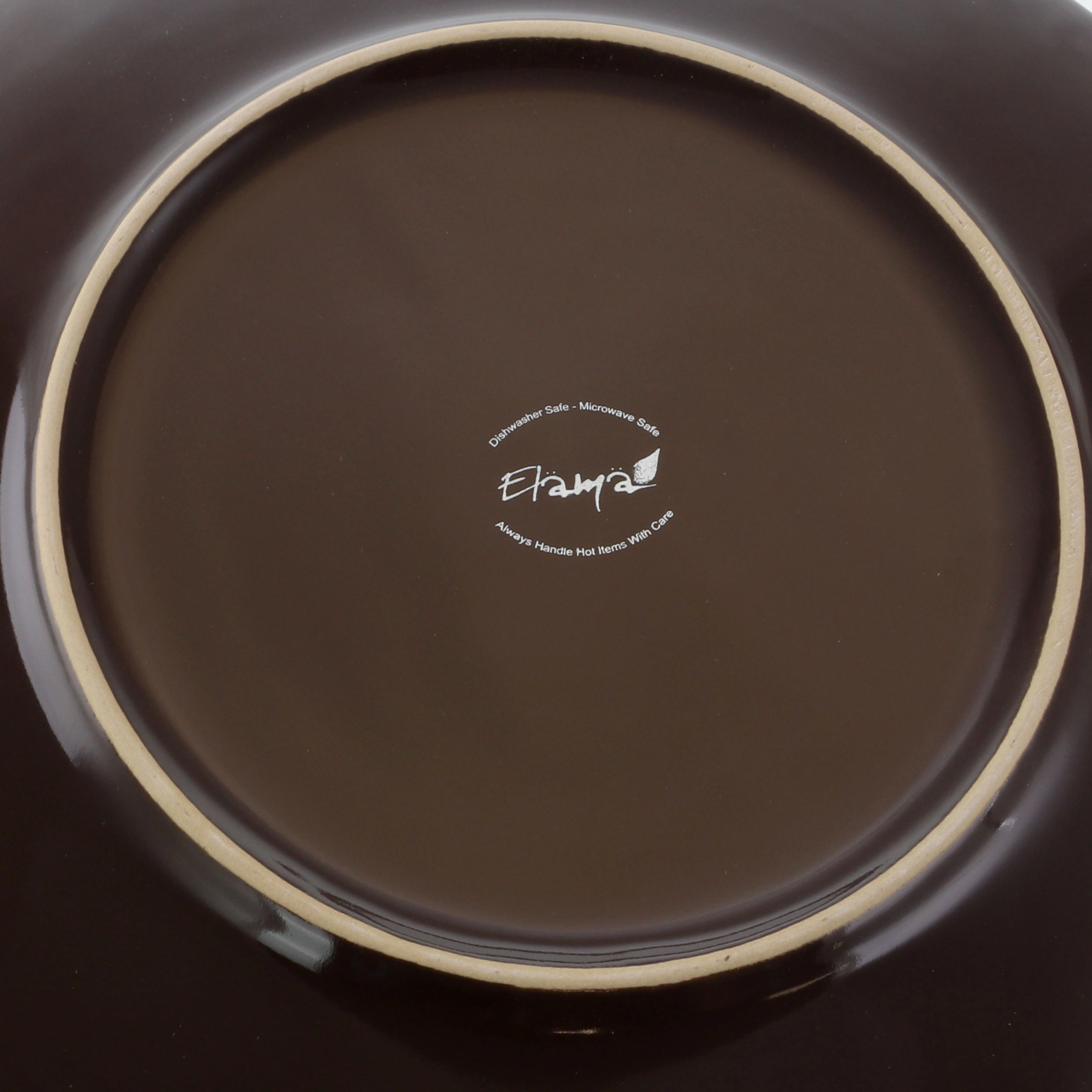 Elama Clay Heart 16 Piece Luxurious Stoneware Dinnerware with Complete Setting for 4, 16pc