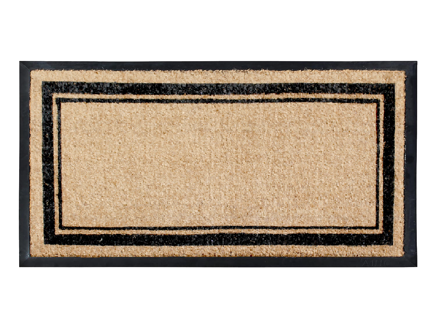 A1HC Coir and Rubber Door Mat 24x48 Inches Heavy Duty Non-Slip Durable Markham Classic Border