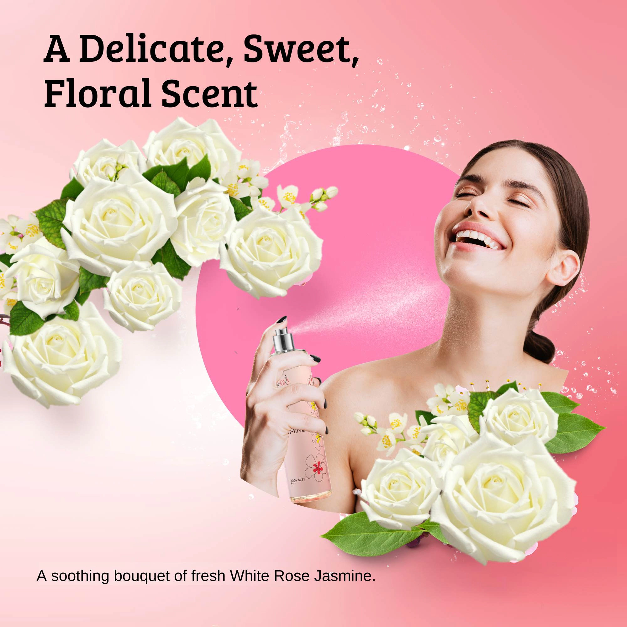 Freida and Joe Womens Fine Fragrance Body Mist in 8oz Spray Bottle