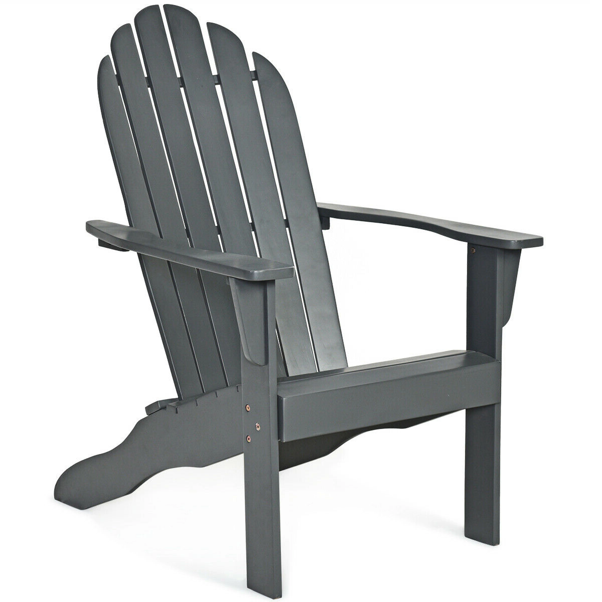 Hivvago Ergonomic Patio Chair Crafted with Durable Acacia Wood