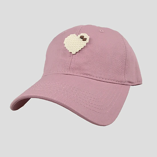 Anna-Kaci Women's Valentine Pixel Heart Wide - Brim Baseball Cap