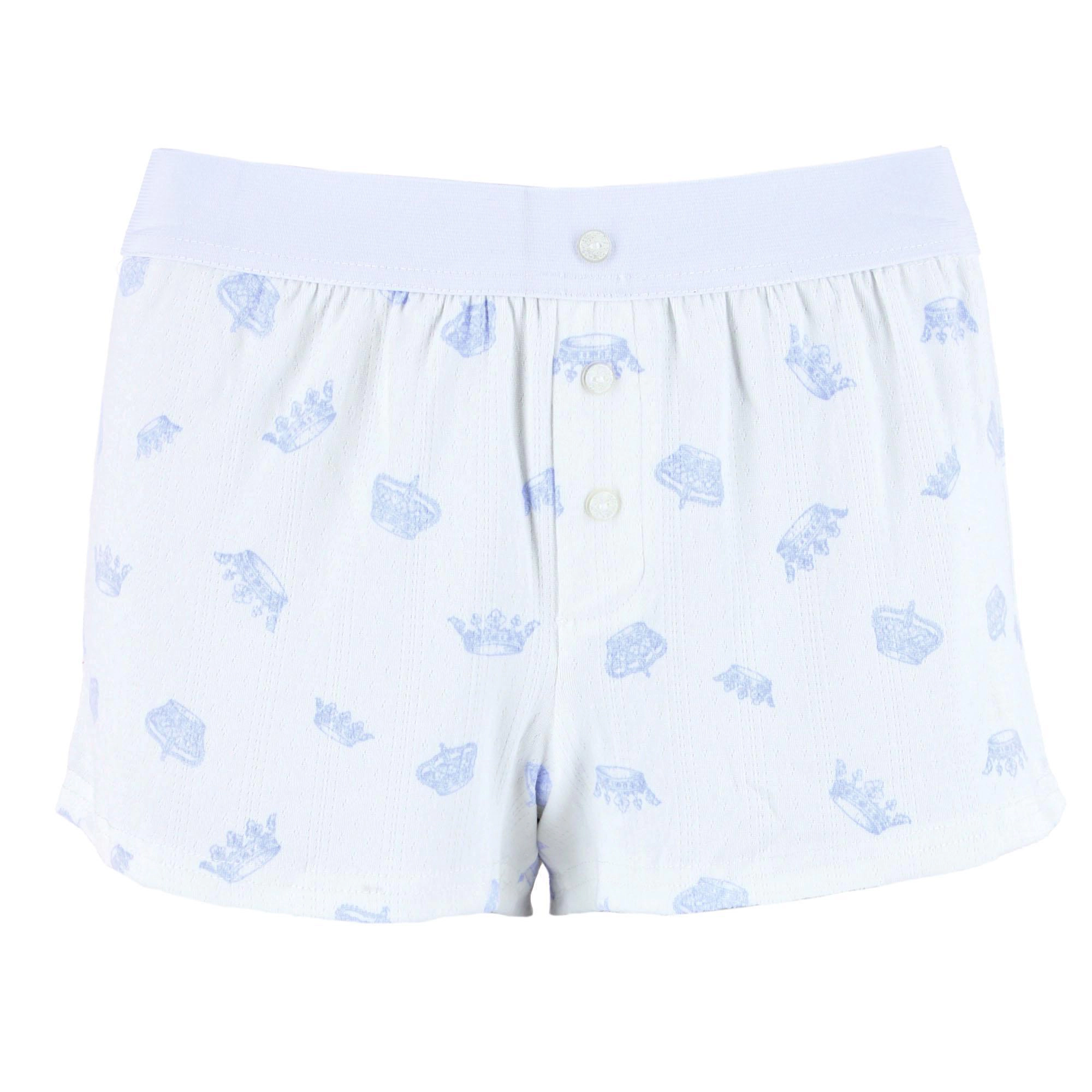 CTM Women's Teddy Bear Pointelle Pajama Short 2 Pack by StrawberryKiss