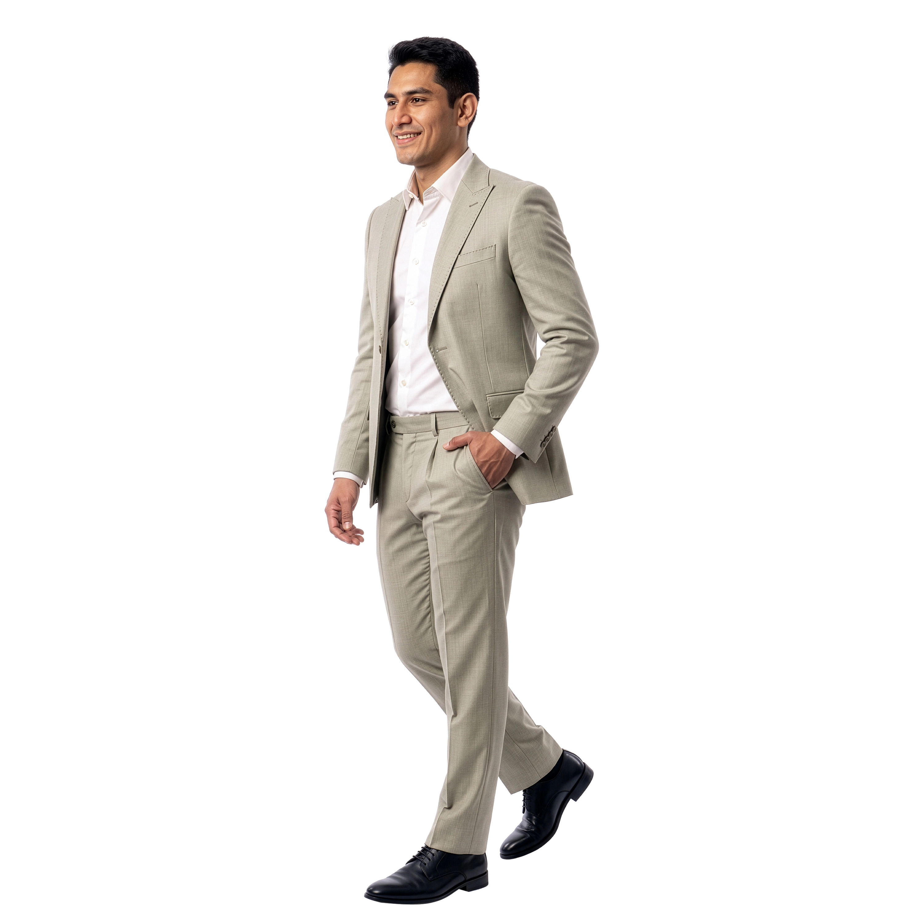 Tazzio Mens Regular Fit Textured Pick Stitch 2 Piece Suit Set