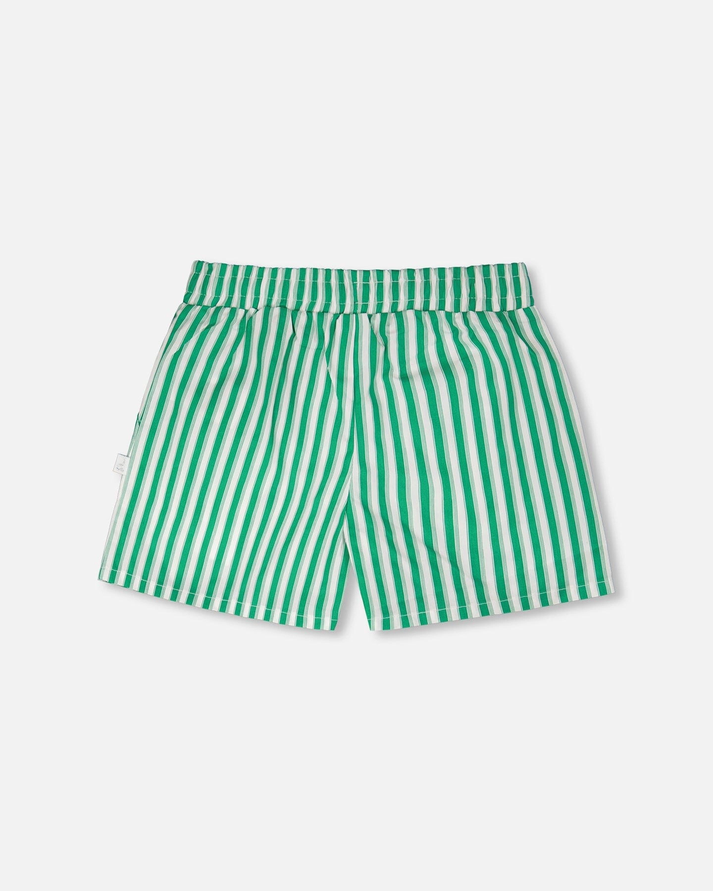 Deux par Girls Striped Elastic Waist Shorts
