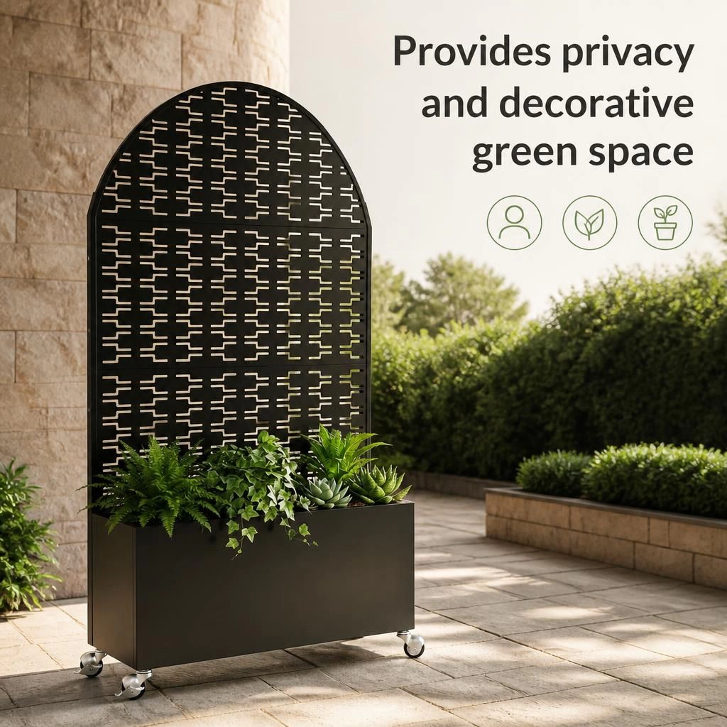WOW PIONEER Iron Rectangular Planter