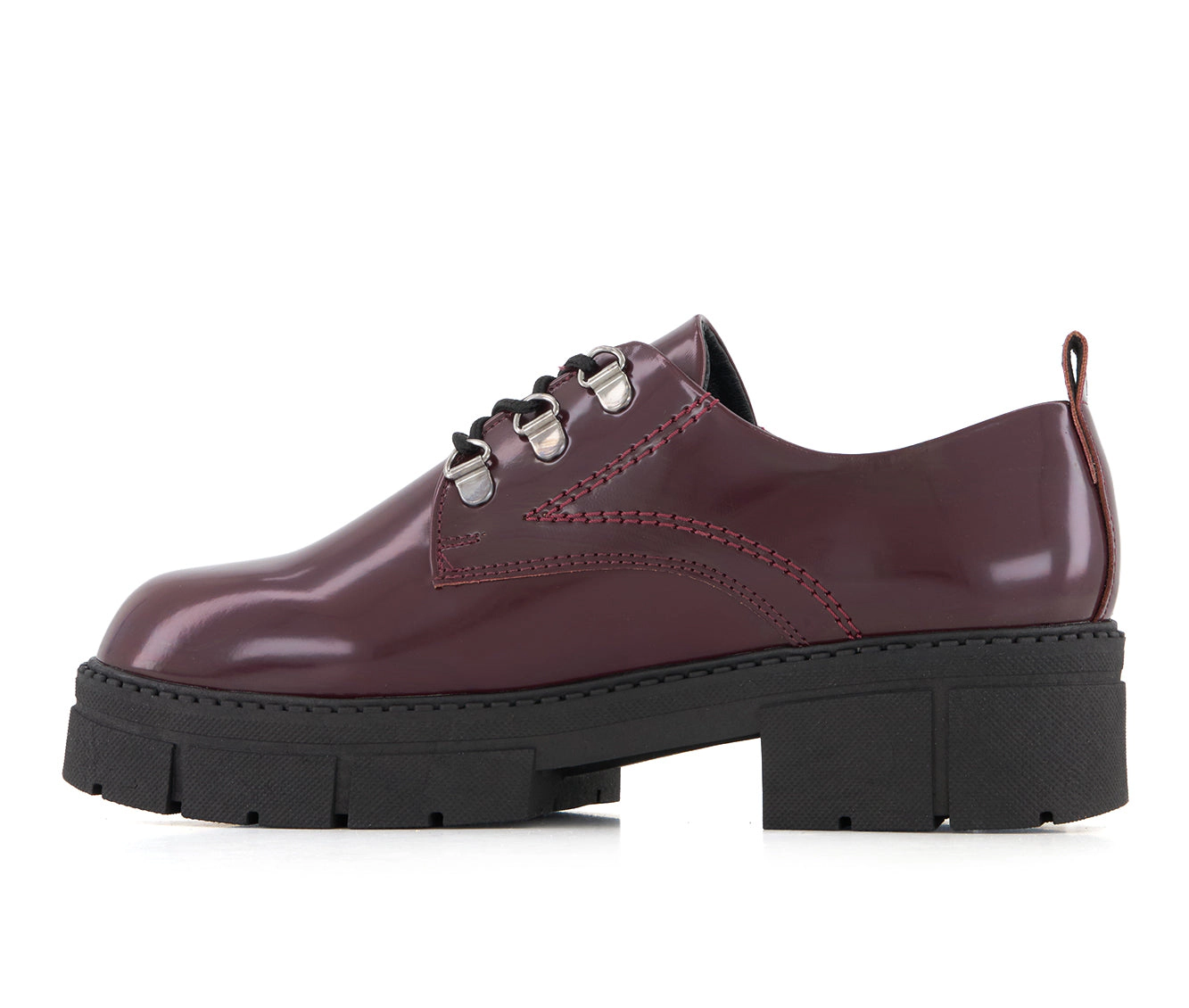 Andrea Womens Chunky Sole Patent Oxfordss