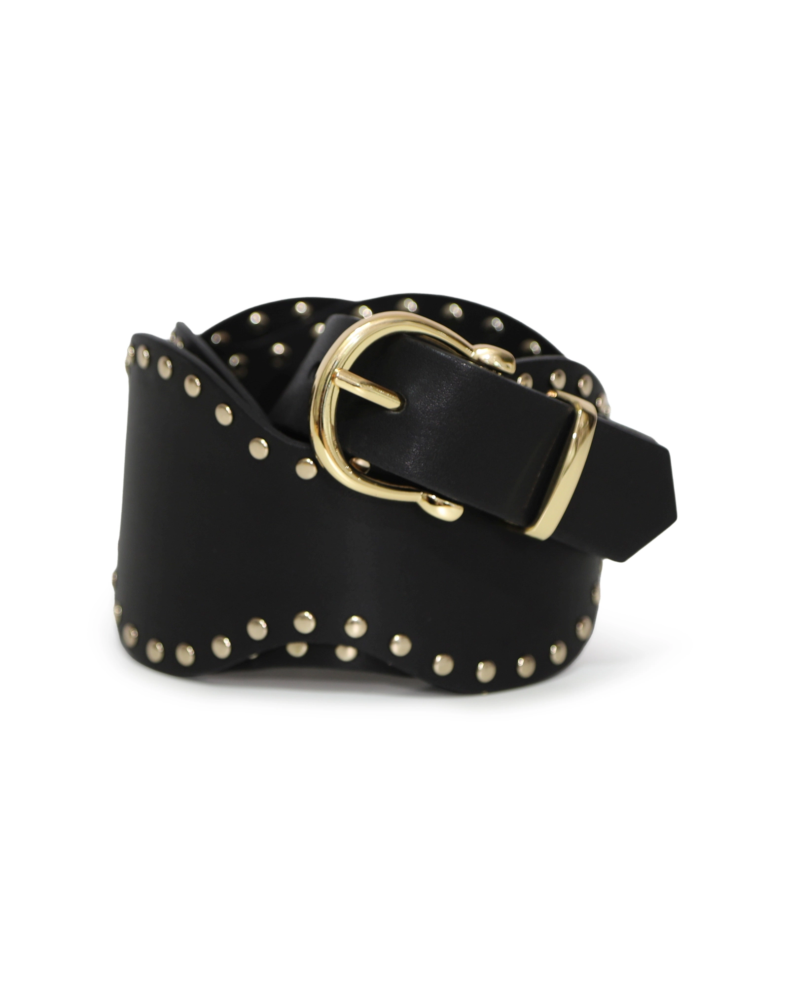 Belle & Bloom No Other Love Leather Studded Belt