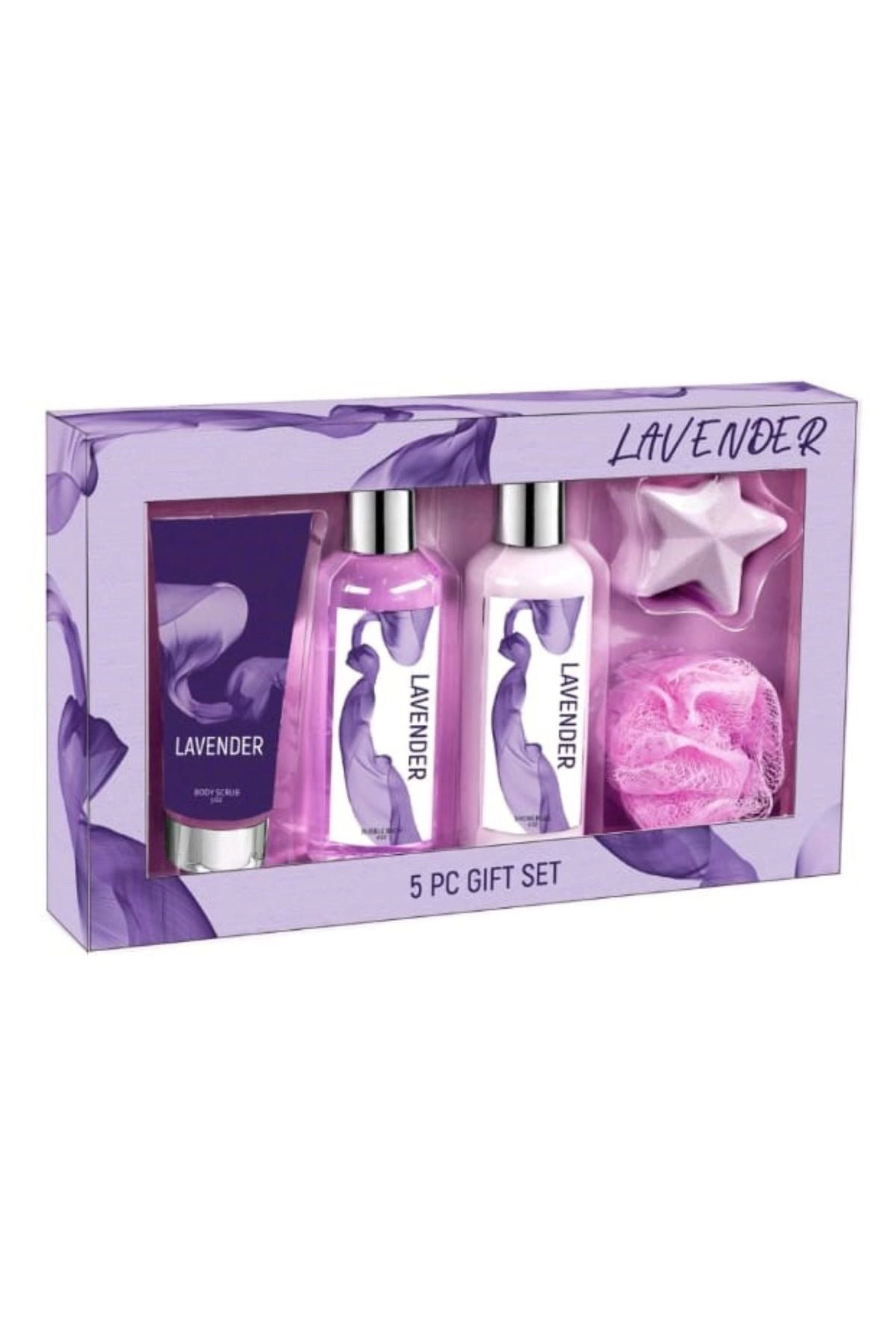 Freida and Joe Women Lavender Fragrance Bath and Body Collection Gift Box Set