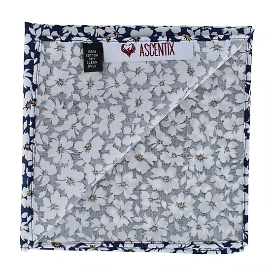 Ascentix Simple and Classy Cotton Foral Handkerchief