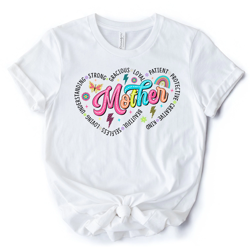 OrnamentallyYou Womens Inspiring Words For Mothers Heart T-Shirt
