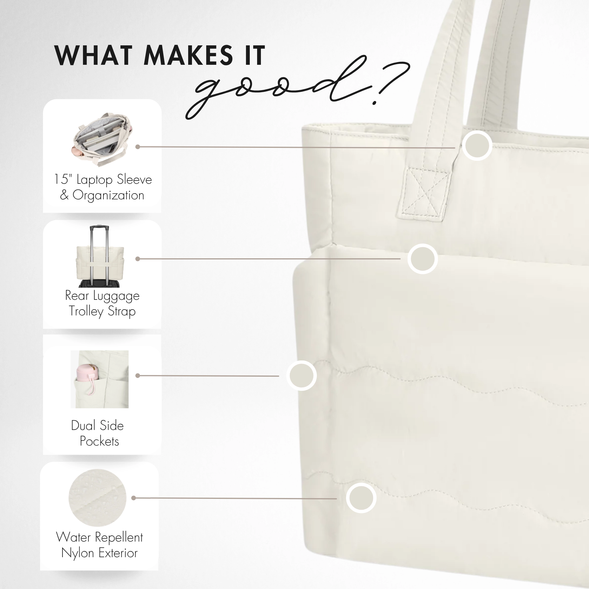 Hynes Eagle Women's Everyday Zip Tote Handbag