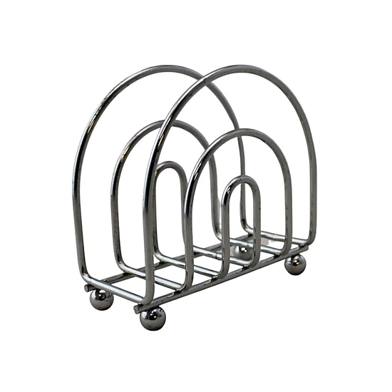 Home Collection Silver Chrome Metal Napkin Holder