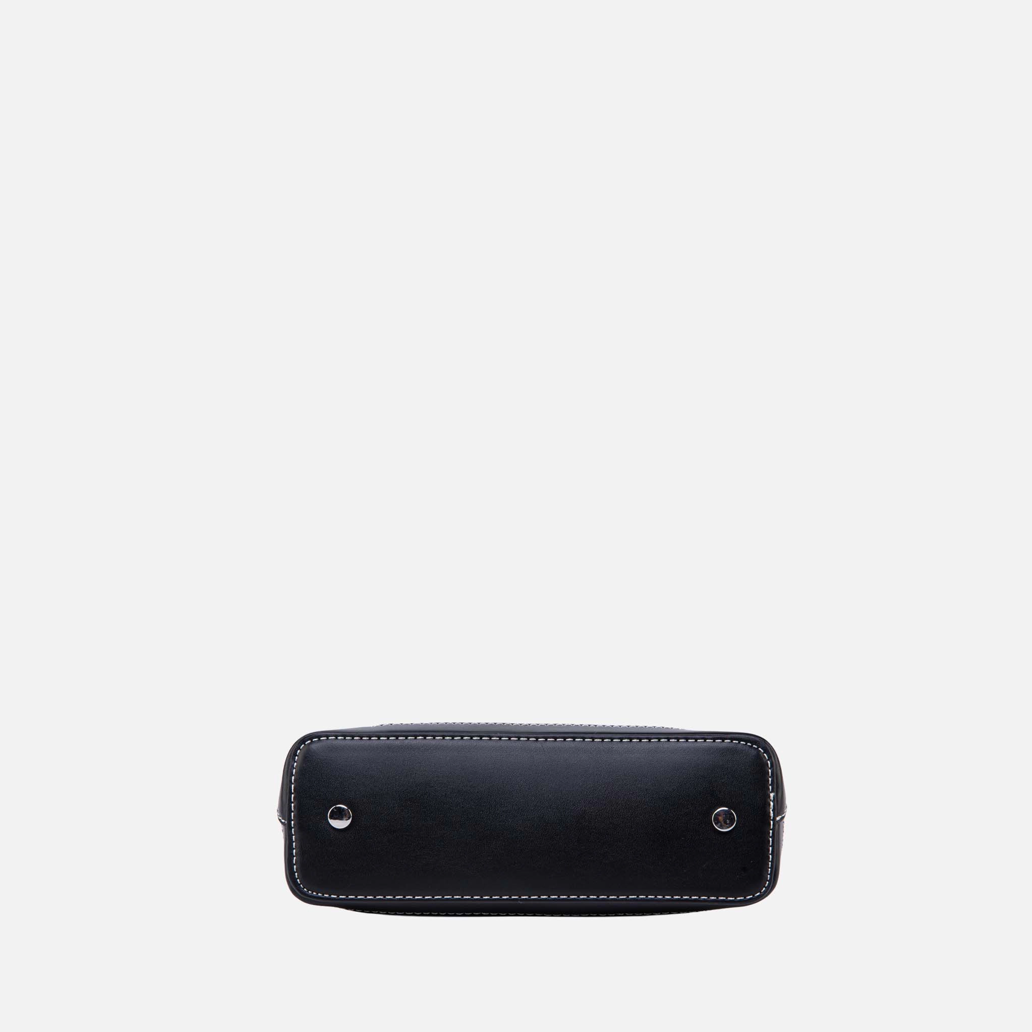 J'OMOR by Mia Zinnia Convertible Canvas and Faux Leather Shoulder Crossbody Bag