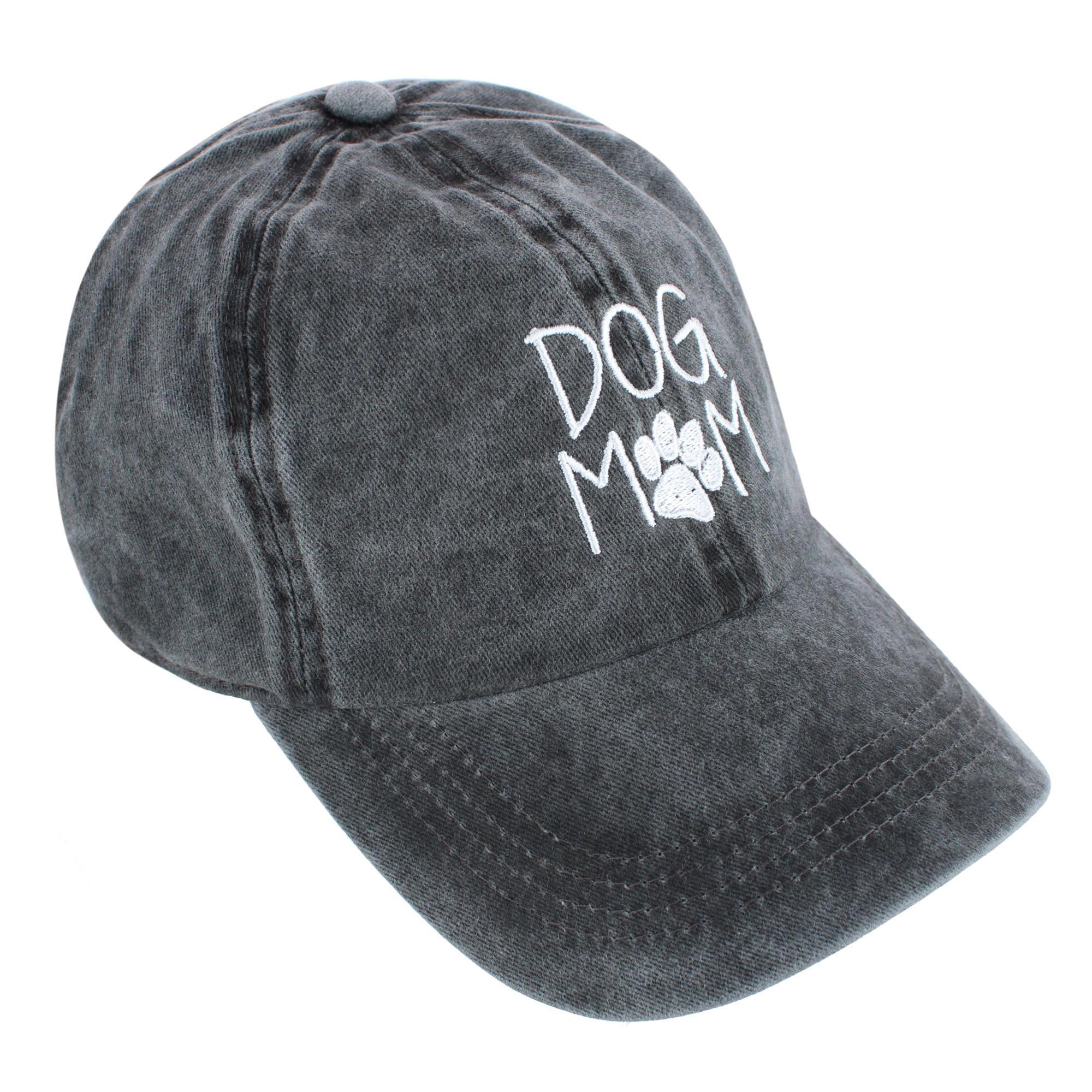 David & Young Women's Dog Mom Embroidered Baseball Cap