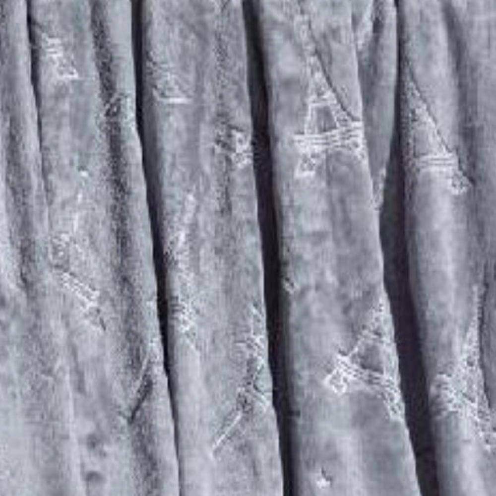 Eiffel Tower Premium Microplush Super Soft Embossed Pattern All Season 50" x 60" Throw Blanket