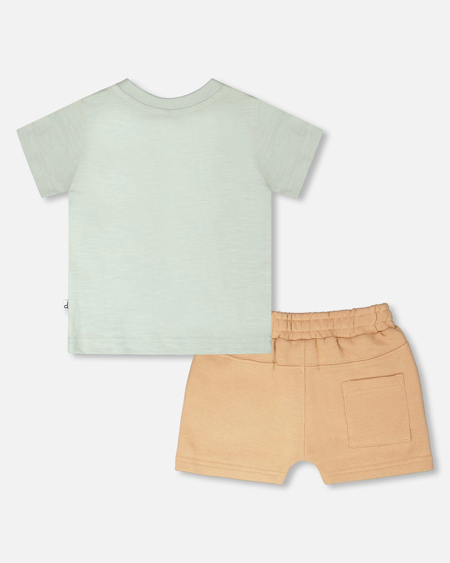 Deux par Boys Organic Cotton Jeep Print T-Shirt and Shorts Set
