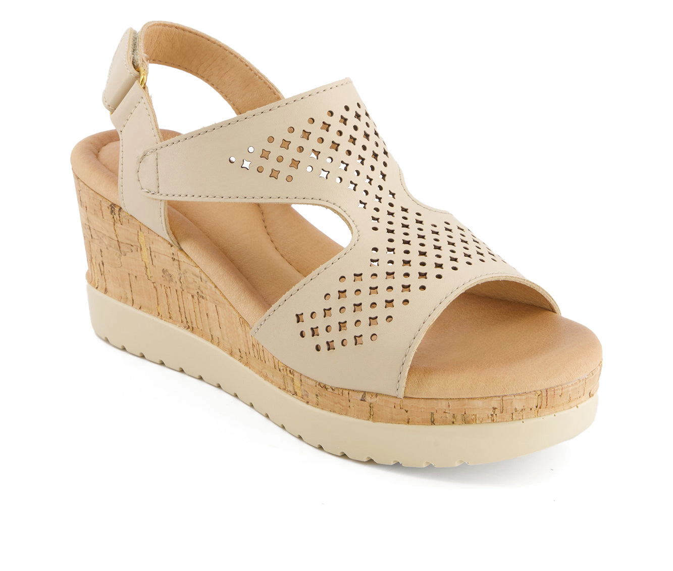 Andrea Womens Wedge Casual Comfort Sandals