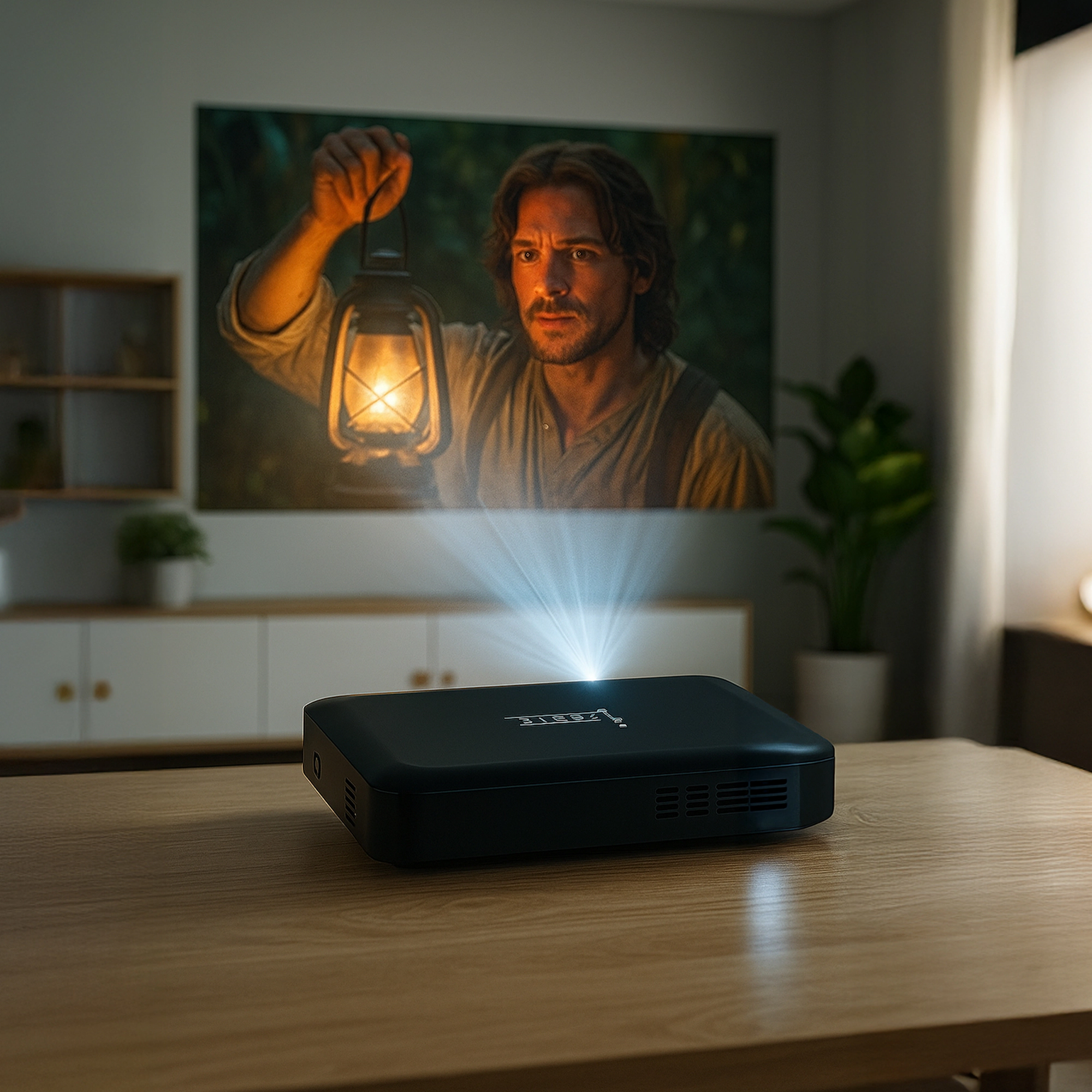 Pursonic Unisex Portable HD Compact Projector for Home Entertainment