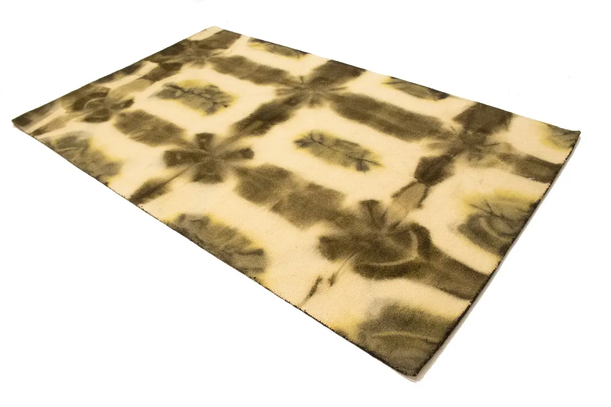 Magic Rugs Brown & Cream Tie-Dye 5X8 Hand-Tufted Modern Rug
