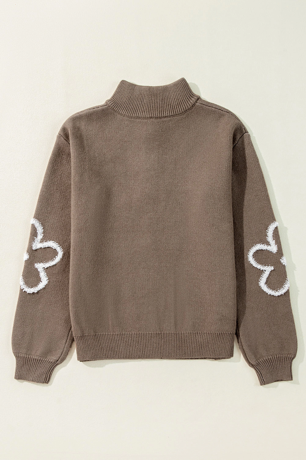 Threaded Pear Women's Eleanor Half Zipper Stand Sweater