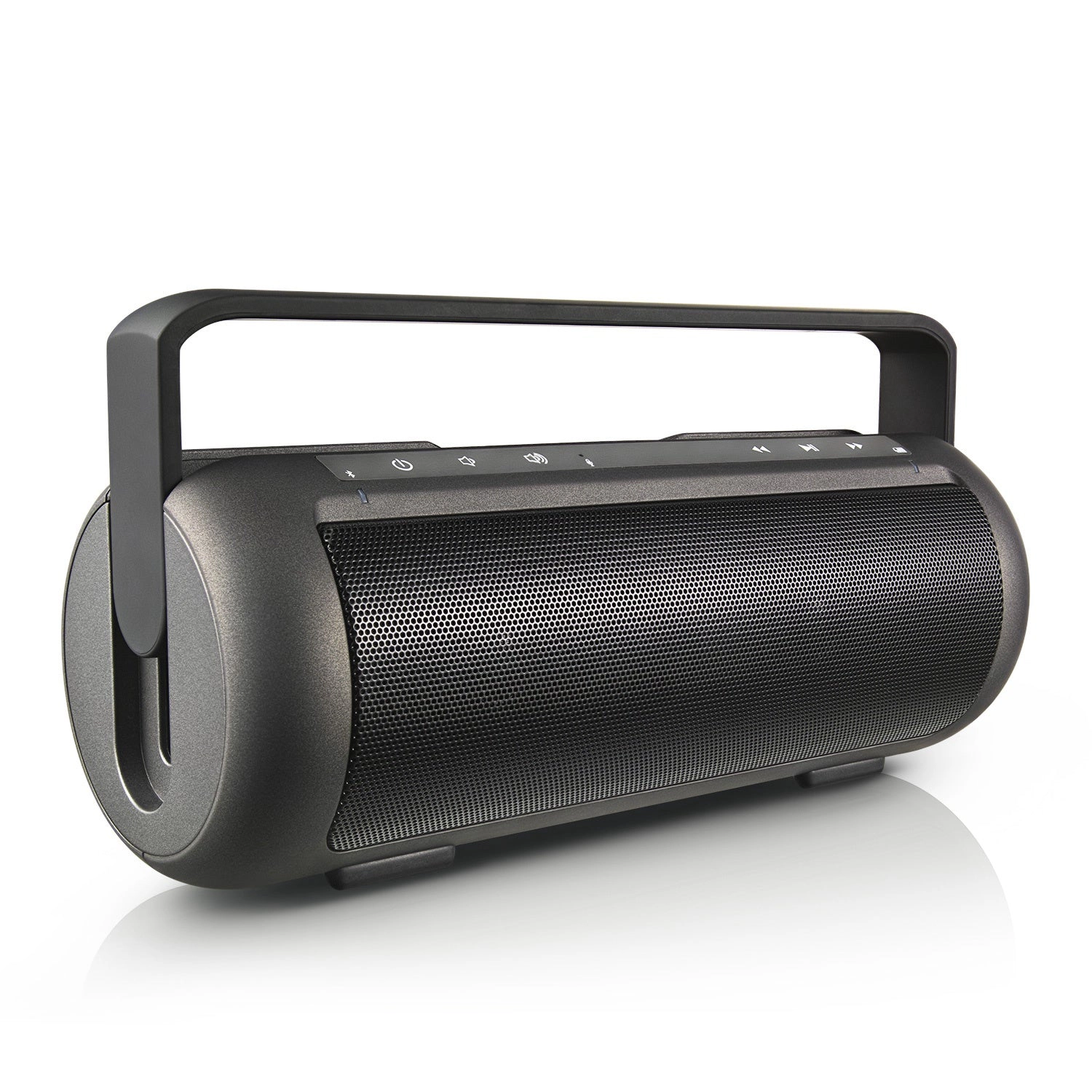 GBruno Dual-Driver Wireless Speaker With Microphone