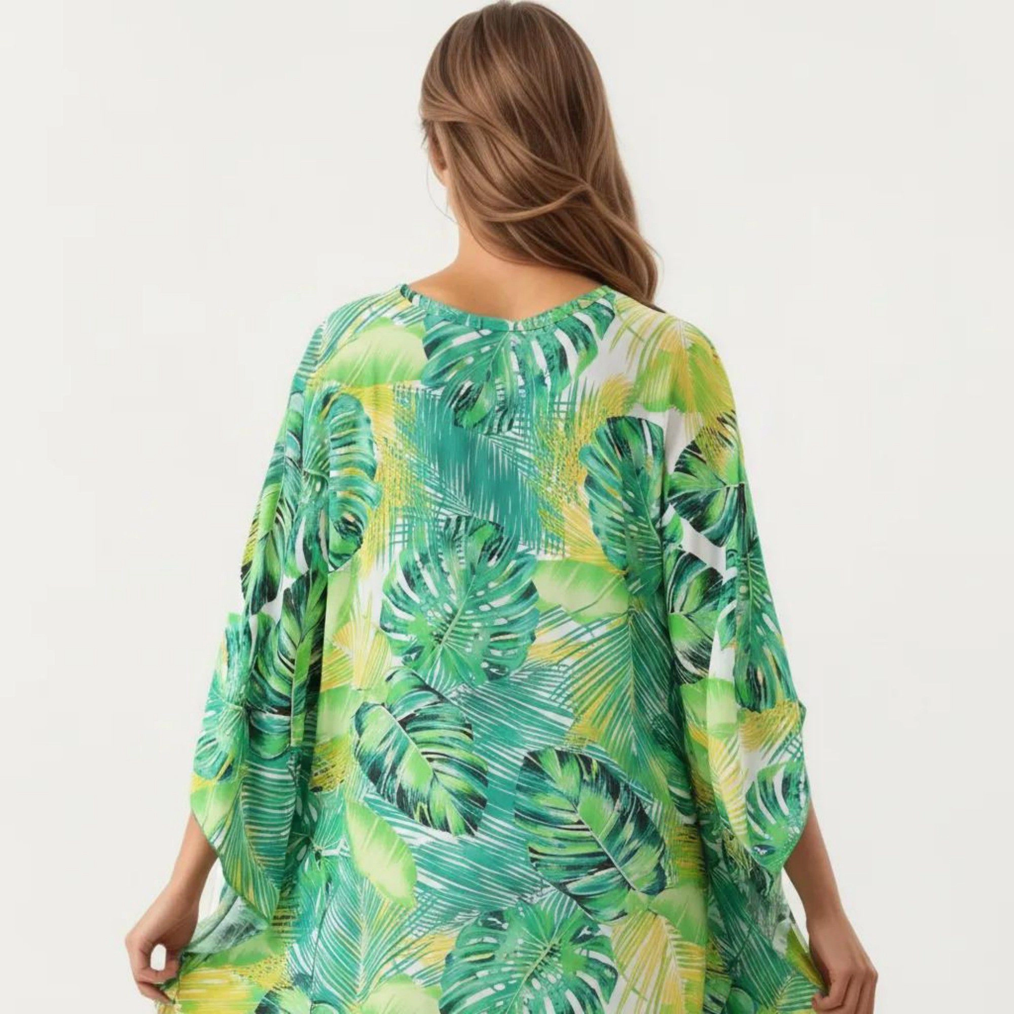 Anna-Kaci Women's Paisley Print Maxi Dress with V-Neckline Short Sleeves and Relaxed Flowing Silhouette