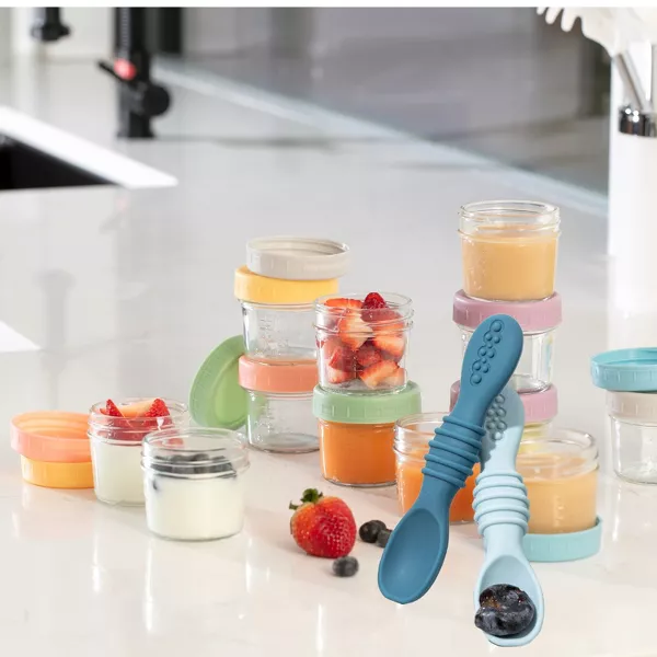 Sperric 12-Pack Glass Baby Food Storage Jars w/ Lids