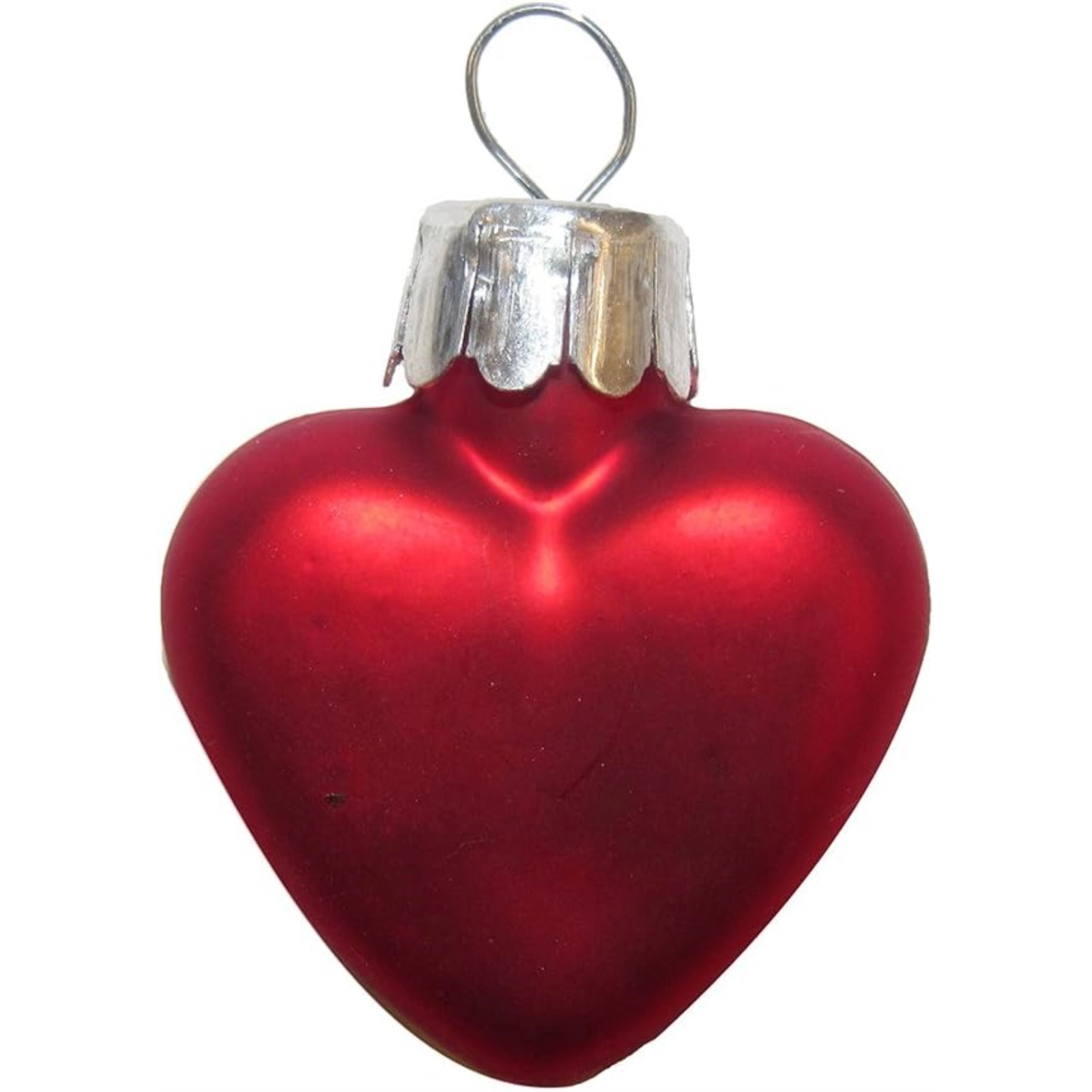 Kurt Adler Petite Treasures Mini Red Heart Glass Ornaments 20 Piece Set 1 inch