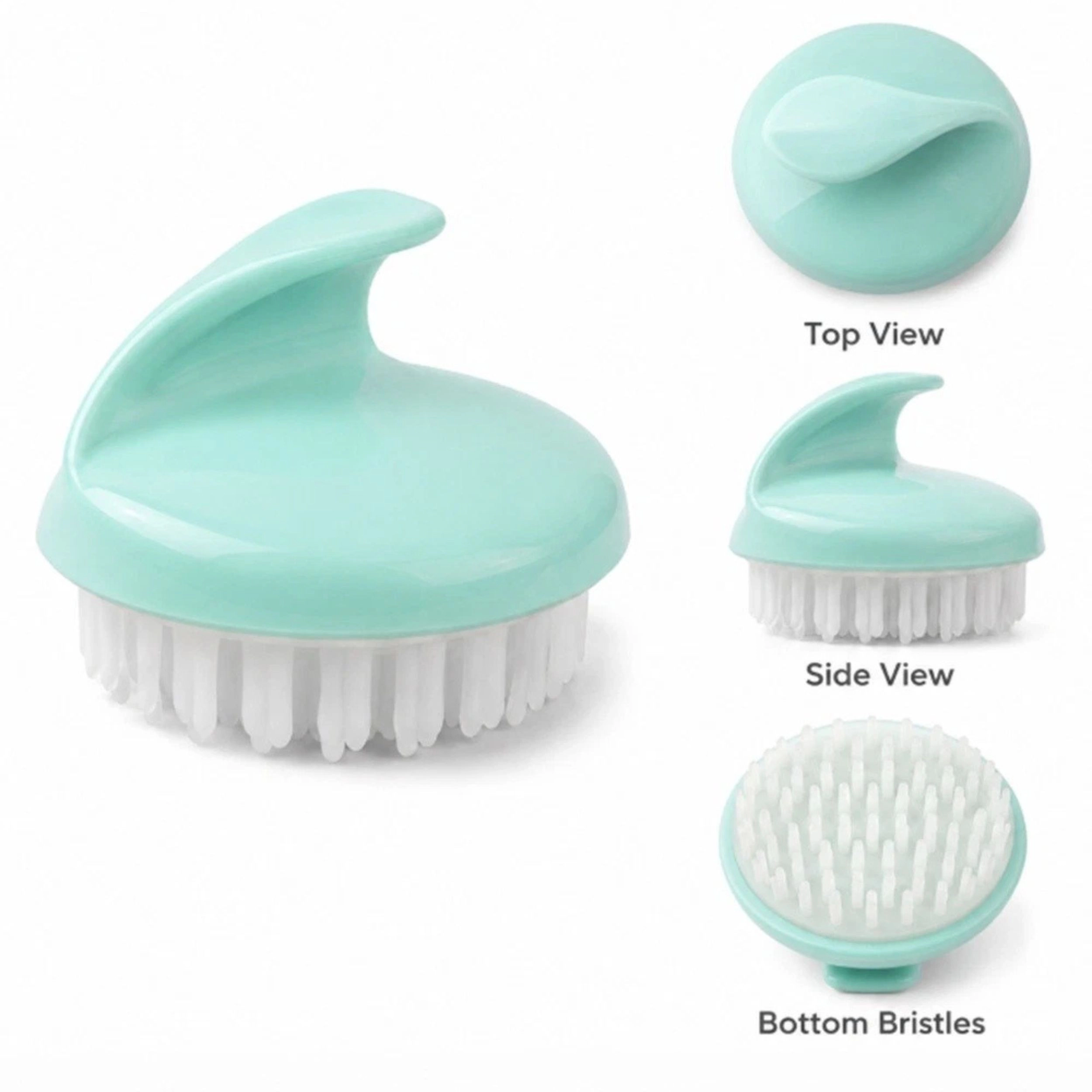 Home Collection Silicone Scalp Massage Shampoo Brush Hair Scrubber