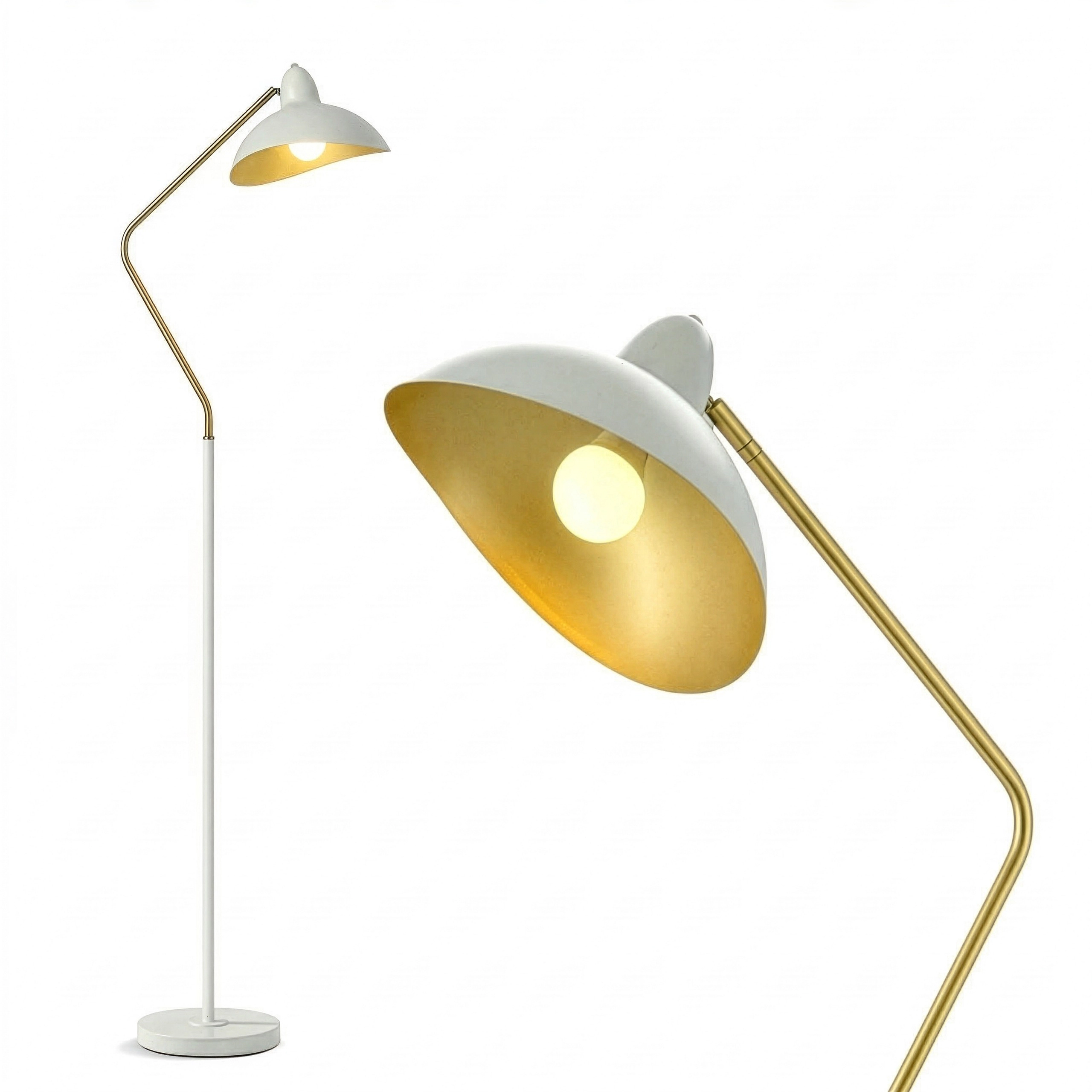 Brightech Swoop Adjustable LED Floor Lamp