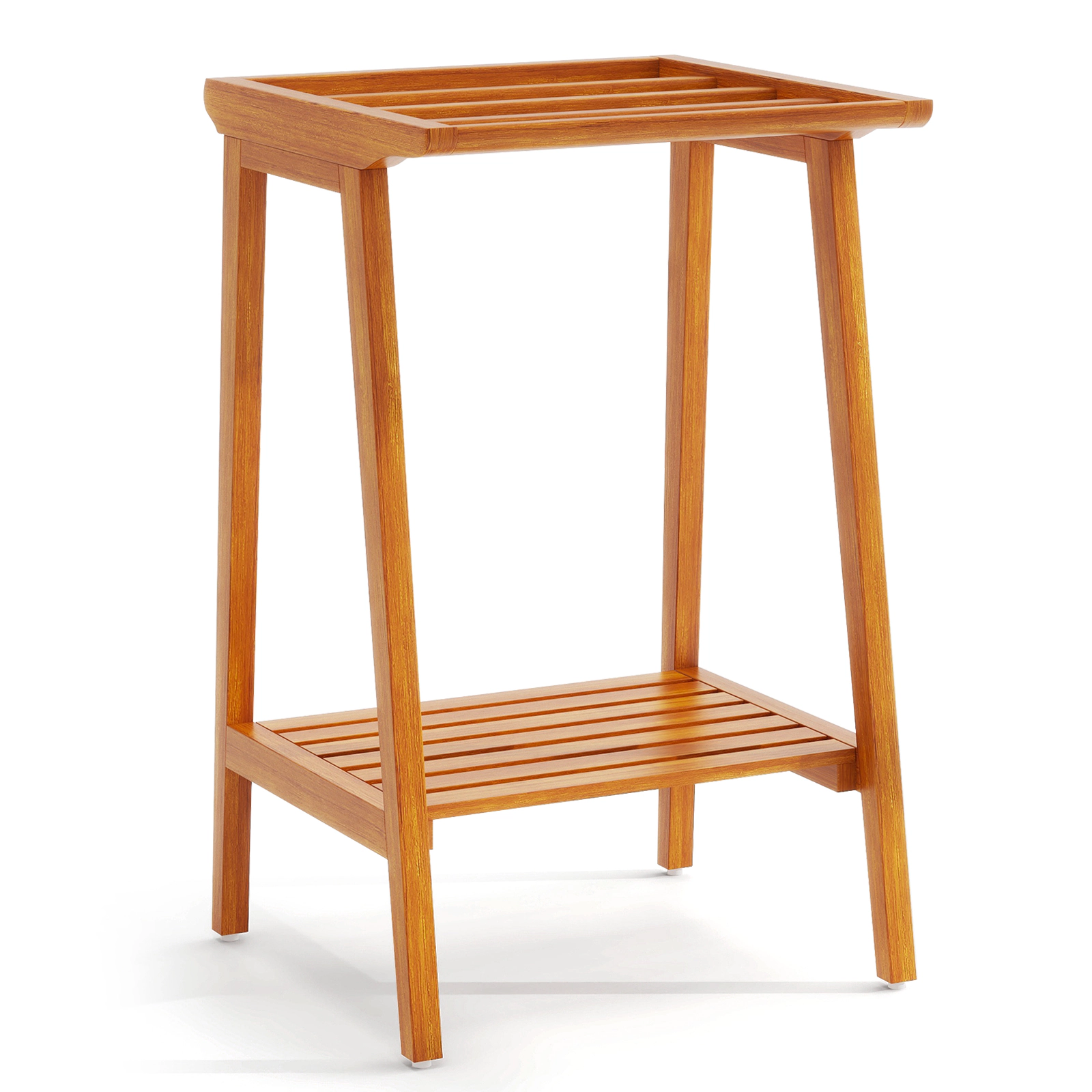 SlickBlue Natural Wood Drying Rack for Bathroom, Laundry & Living Spaces