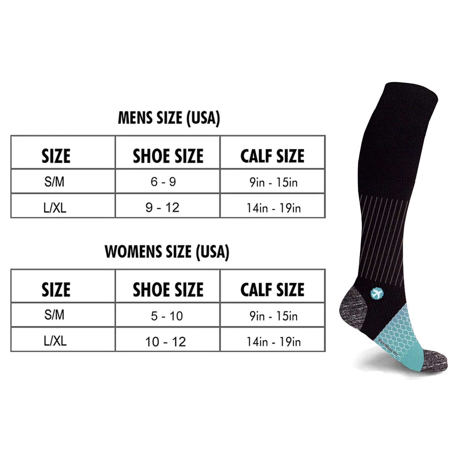 Extreme Fit Compression Socks Knee High