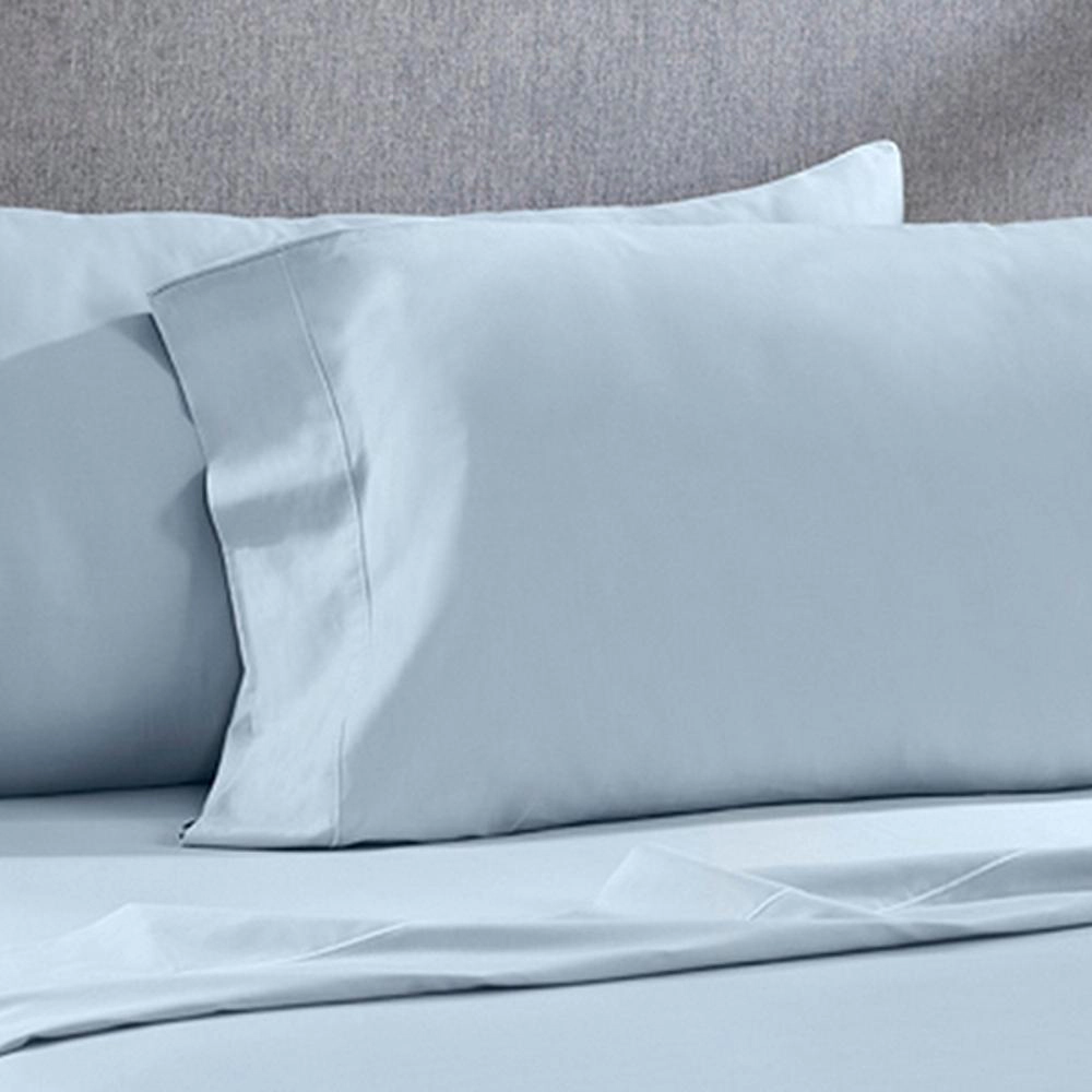 Perthshire Platinum Concepts 1200 Thread Count Solid Sateen Sheet 4 Piece Set Queen Lite Blue