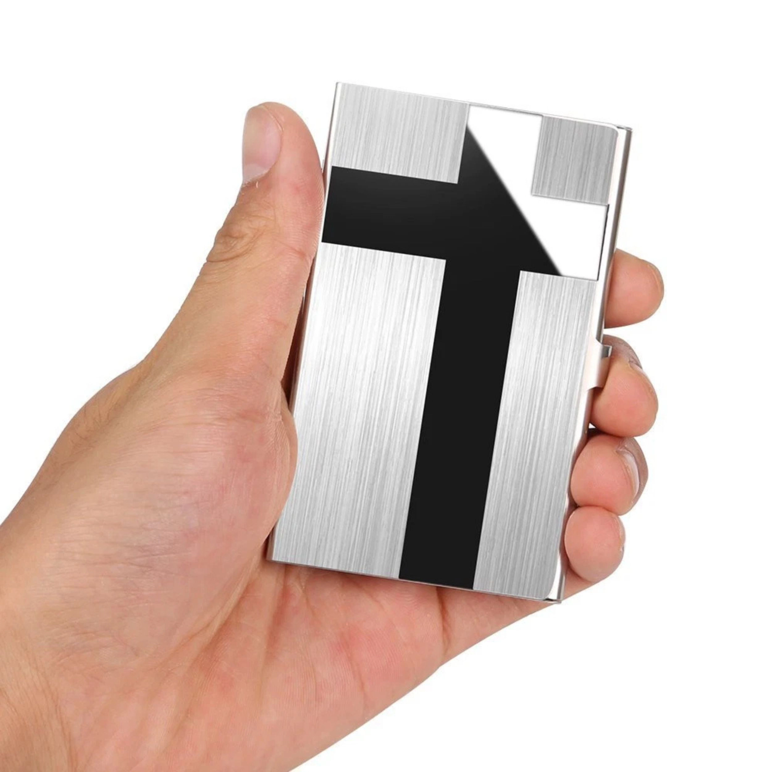 Home Collection Stainless Steel Card Holder Pocket Metal Wallet for Credit Cards