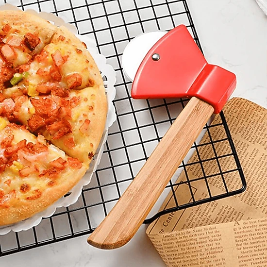 Giantpower Kitchen Essentials Axe Pizza Cutter 8.25