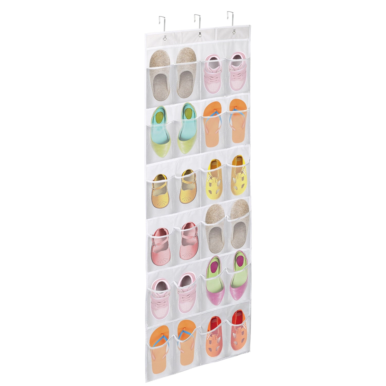 GBruno 24-Pocket Over-the-Door Shoe Organizer