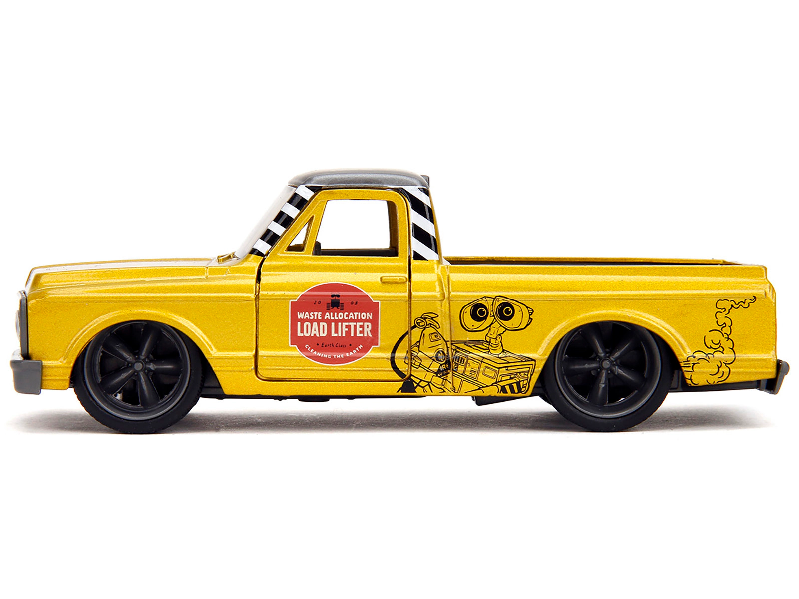 Jada 1972 Chevrolet Cheyenne Pickup Truck Gold Metallic with Gray Top "Wall-E" (2008) Movie "Hollywood Rides"