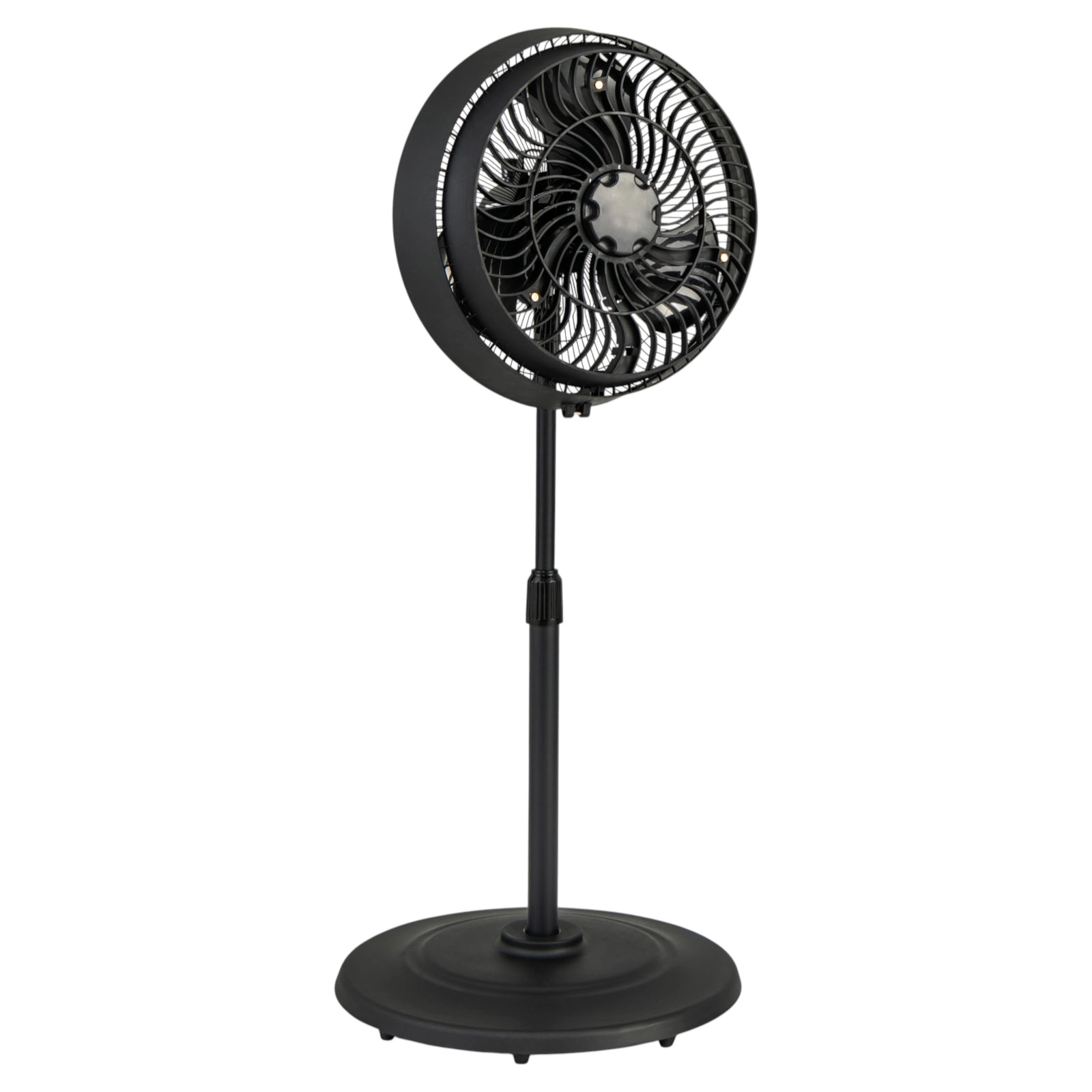 SlickBlue Adjustable Height Misting Fan with 3 Mist Levels and Wide Coverage