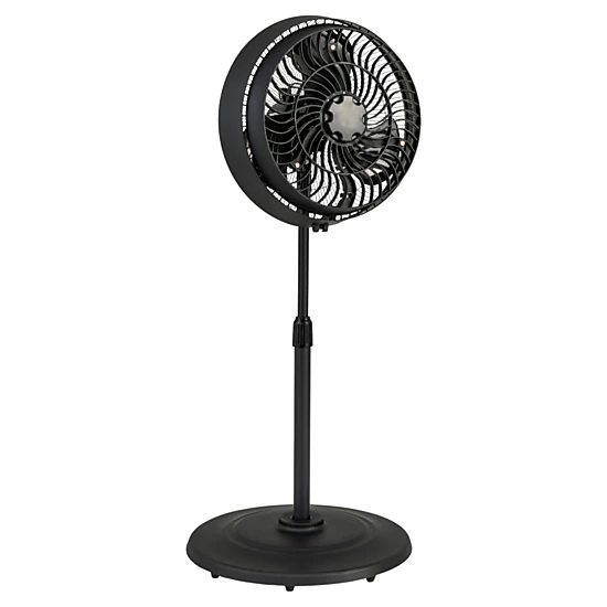 SlickBlue Adjustable Height Misting Fan with 3 Mist Levels and Wide Coverage