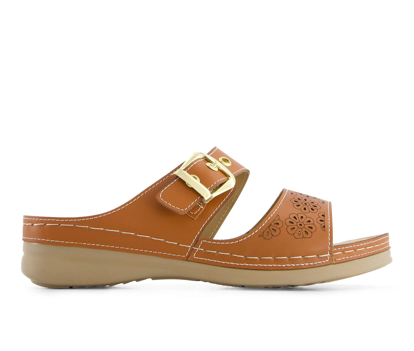 Andrea Womens Double Strap Comfort Sandals